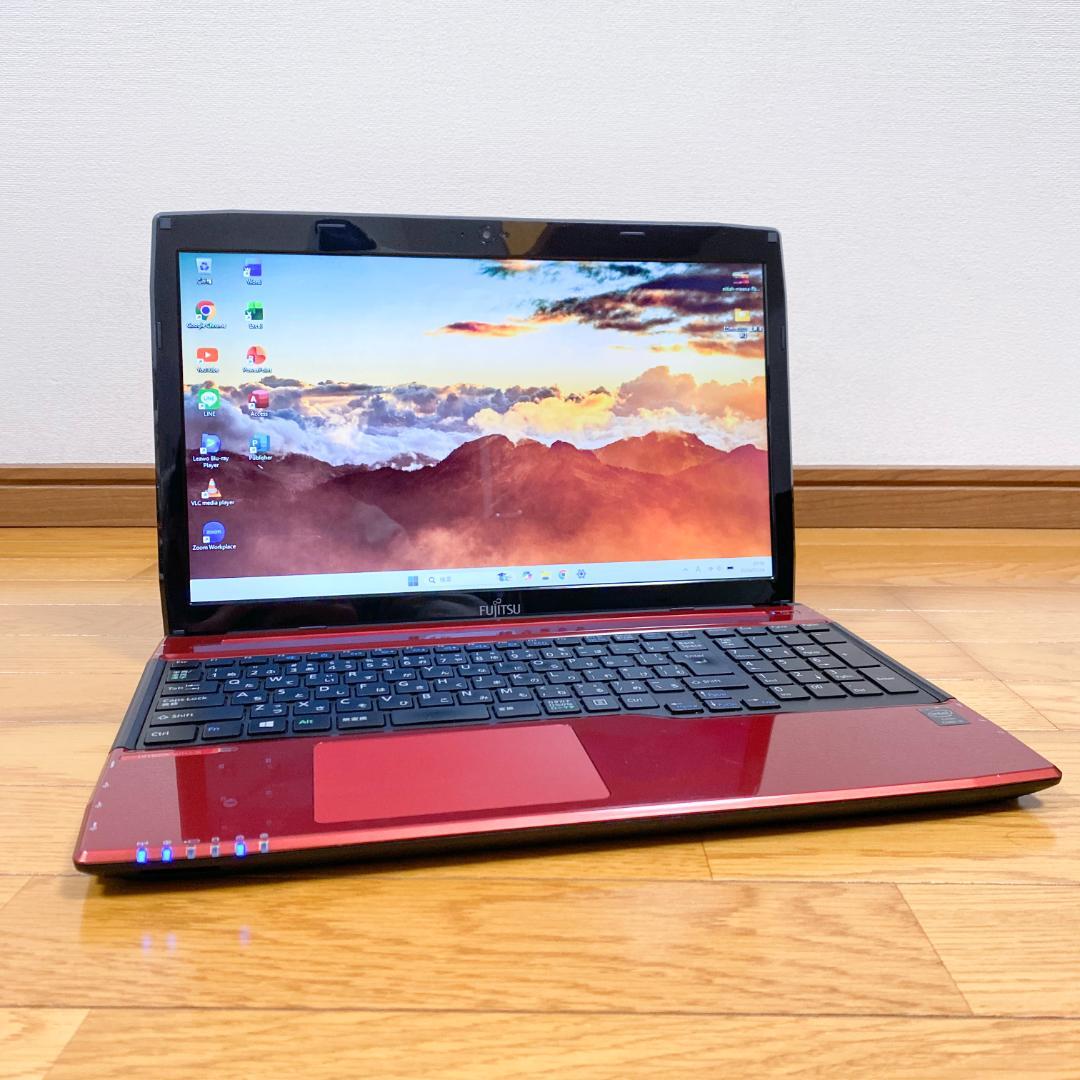 ヒロ✨オフィス2021✨快適SSD i3 メモリ8 ブルーレイ 富士通