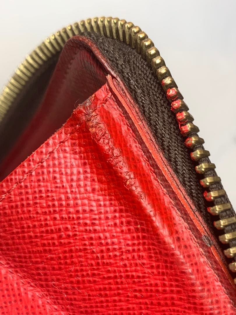 ルイヴィトン モノグラム ステッカー ジッピーウォレットコクリコ 長財布 P55