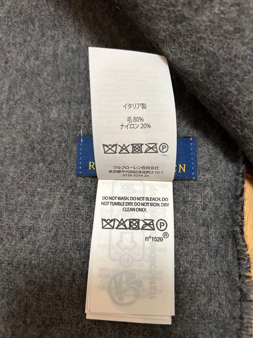 Polo Ralph Lauren マフラー ブラック/グレー