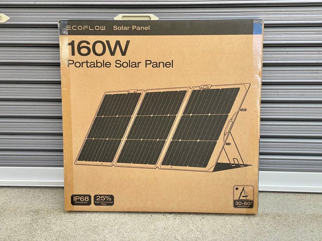 ECOFLOW 160W ポータブルソーラーパネル　エコフロー　太陽光発電