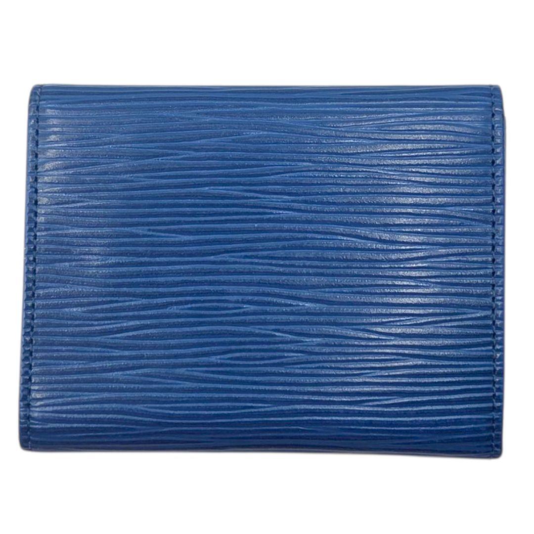 良品●LOUIS VUITTON サーンプル エピ ケース 小銭入れ 青
