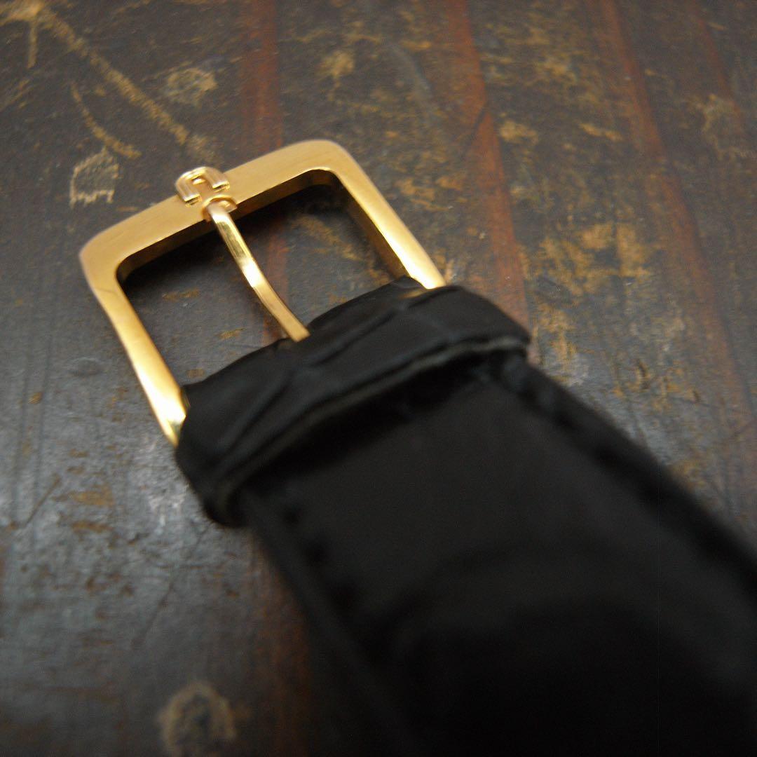 ungaro paris ウンガロ スイス製 クォーツ 腕時計 黒金