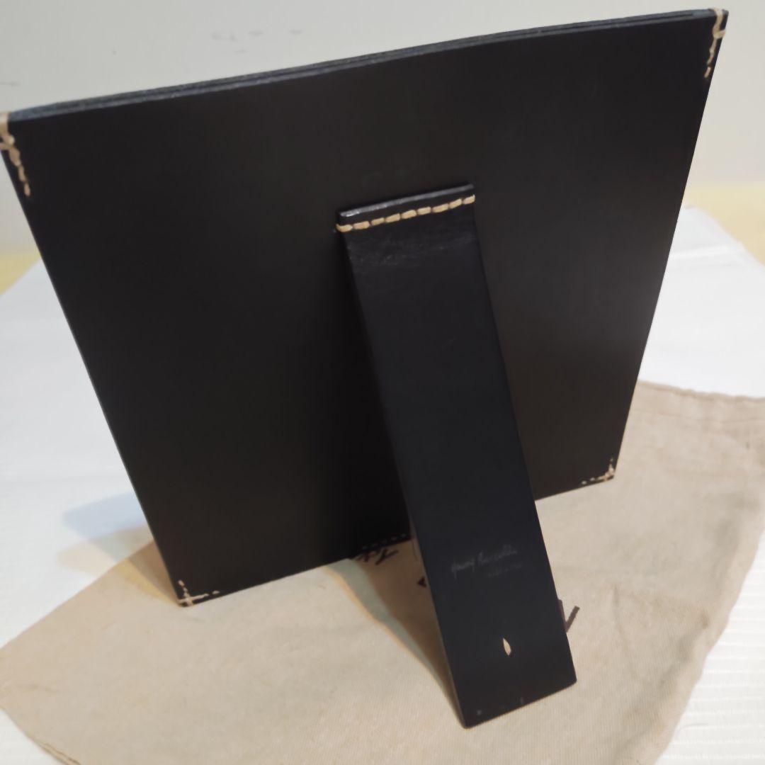 【幻レア・ほぼ未使用】エンリーベグリン　レザー　フォトフレーム ブラック　写真立