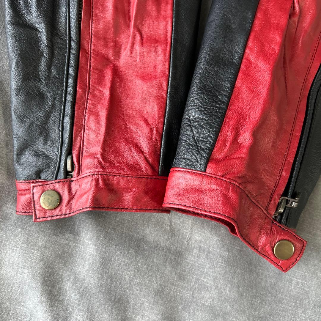 Belstff レザーライダースジャケット 黒 　S