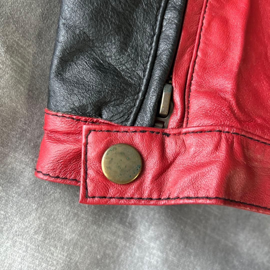 Belstff レザーライダースジャケット 黒 　S