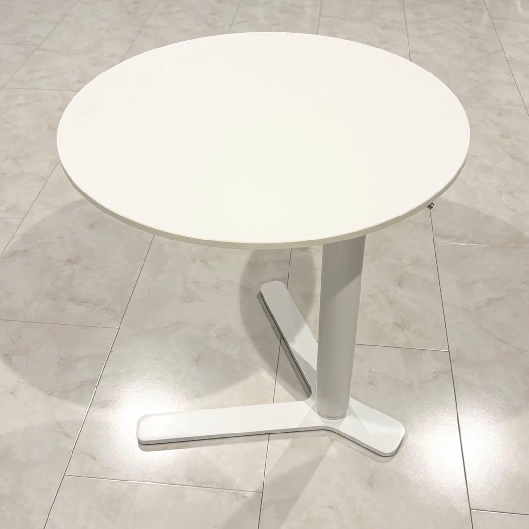 高さ調整可能 サイドテーブル 丸