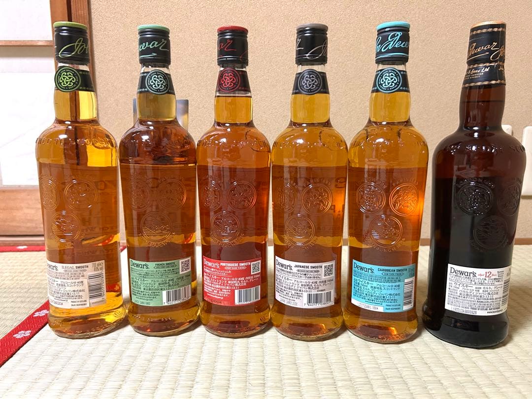 デュワーズ ユニークカスクセット+終売ボトル 12年