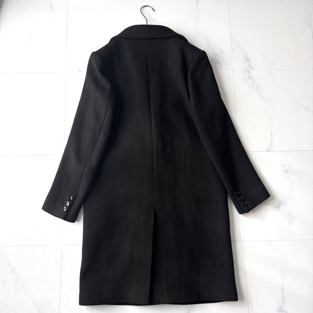 クラネ　チェスターコート　ウール　日本製　ゆったりサイズ　36