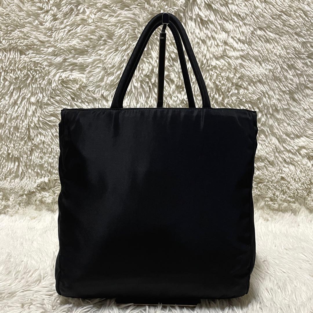 【良品】PRADA プラダ　トートバッグ　ハンドバッグ　ナイロン　ブラック　黒