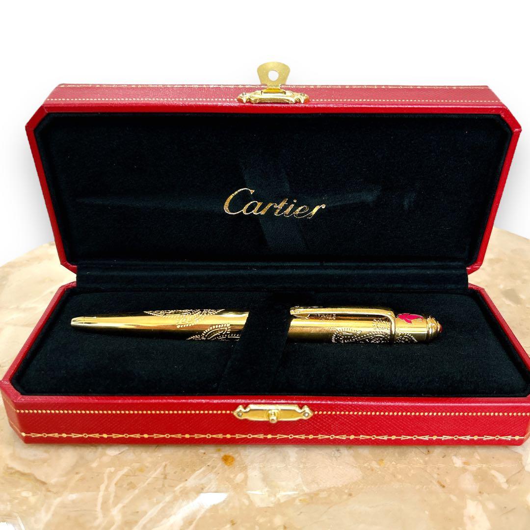 限定 カルティエ ディアボロ インディア ラッカーボールペン ST180096