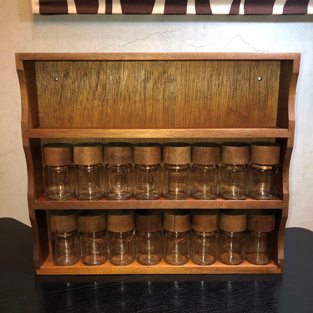 イギリス　ビンテージ　スパイスラック　英　U G B 製　北欧