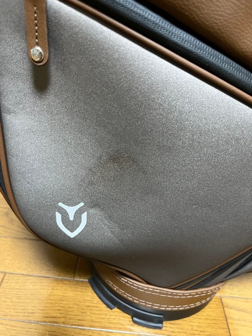 Vessel ベゼル ブラウン ゴルフバッグ APX Staff