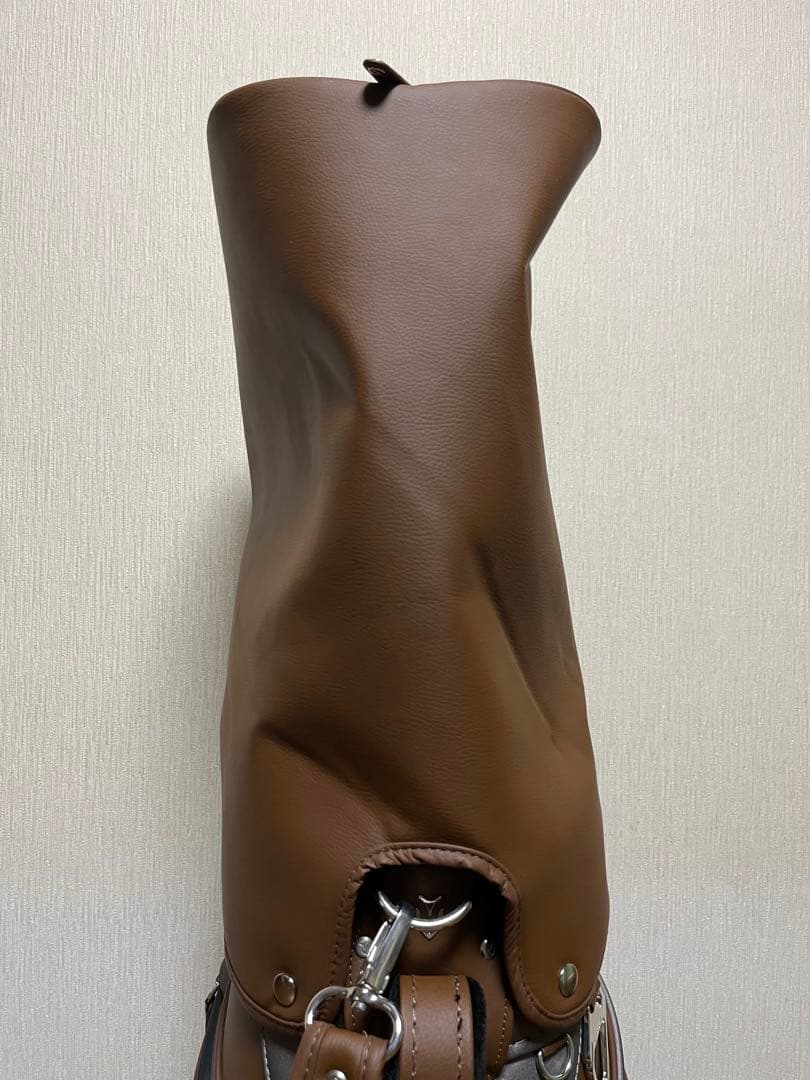 Vessel ベゼル ブラウン ゴルフバッグ APX Staff