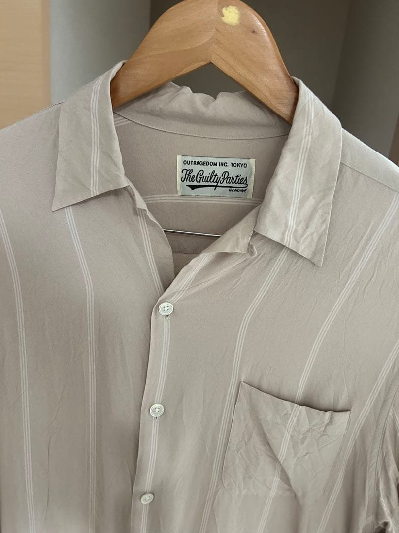 WACKOMARIA オープンカラーシャツ 長袖