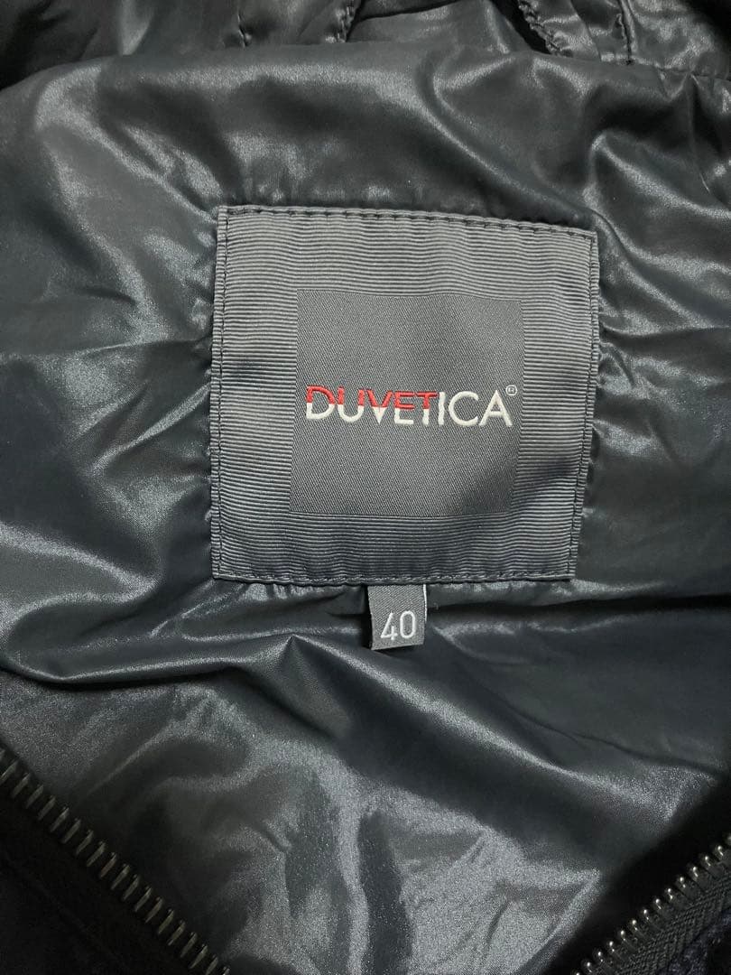 DUVETICA デュベティカのダウンベスト　FEBEDUE 40サイズ　紺