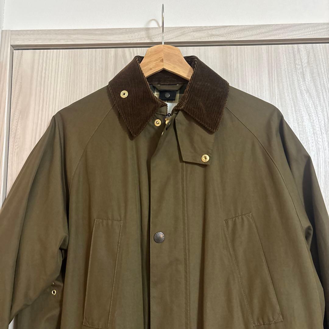 バブアー×ビームスボーイ 別注バルベニーロングジャケット