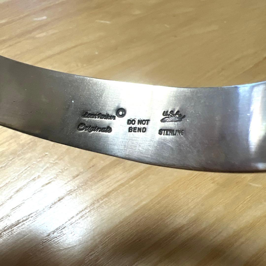 ロンパーカー インレイ×オーバーレイ バングル　ナバホ NAVAJO