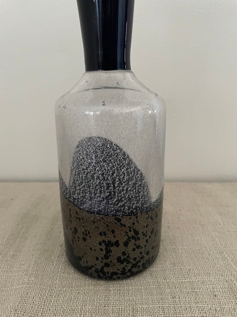 沖縄作家　ガラス花瓶