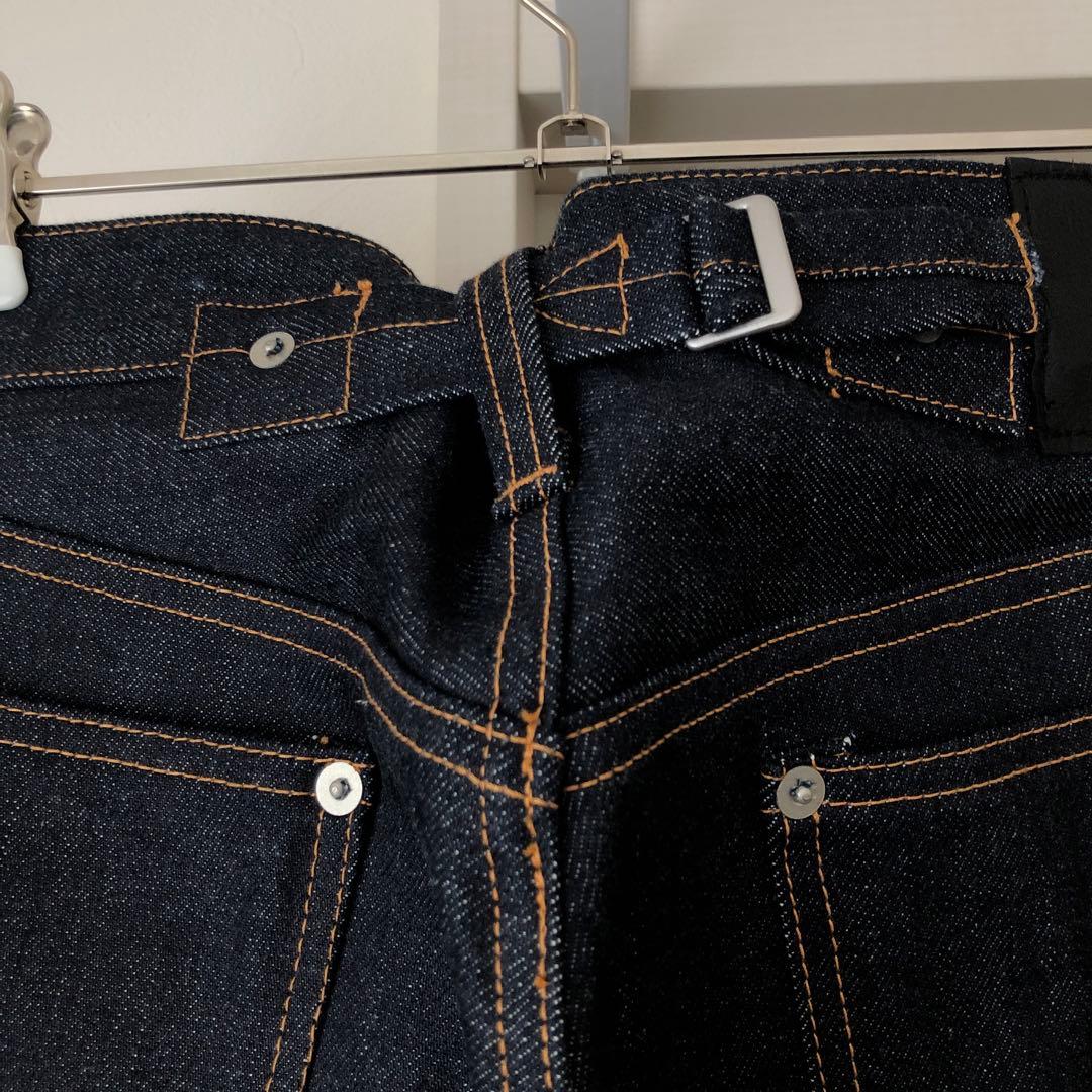 ES:S エス　CINCH BACK BAGGY JEANS ネイビー　32