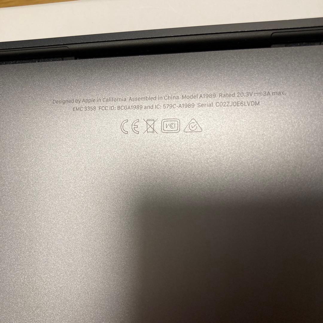 MacBookPro 2019 13インチSSD 512GB 2.8GHz i7