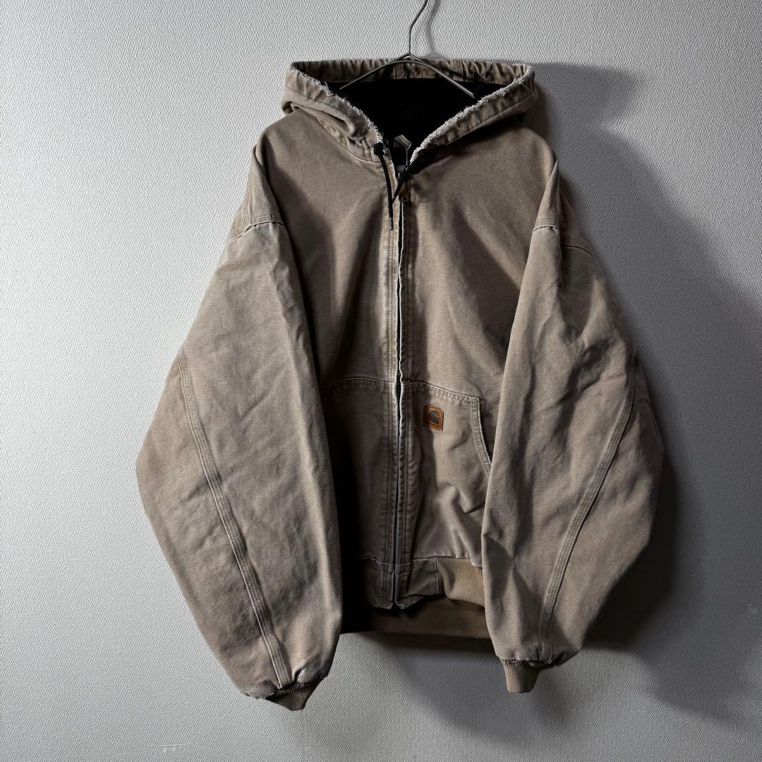 だ*み様 雰囲気抜群 Carhartt ワンポイント アクティブジャケット ビッ