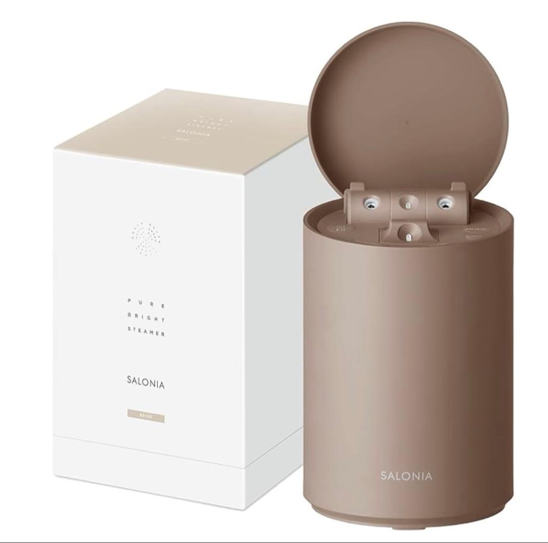 新品未開封 SALONIA フェイススチーマー ベージュ