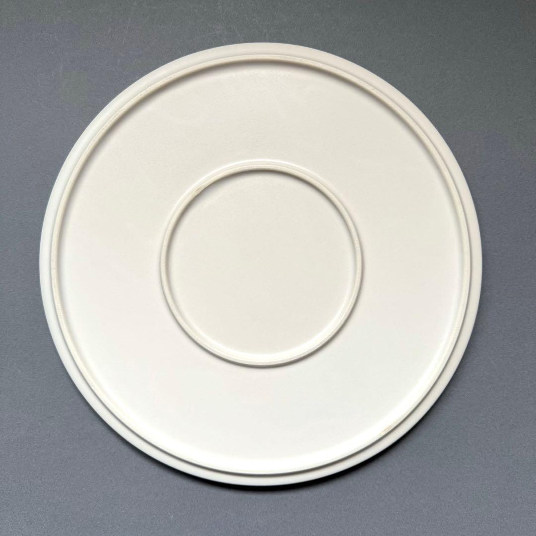 美濃焼　切立皿　プレート　オフホワイト　26.5cm 5枚