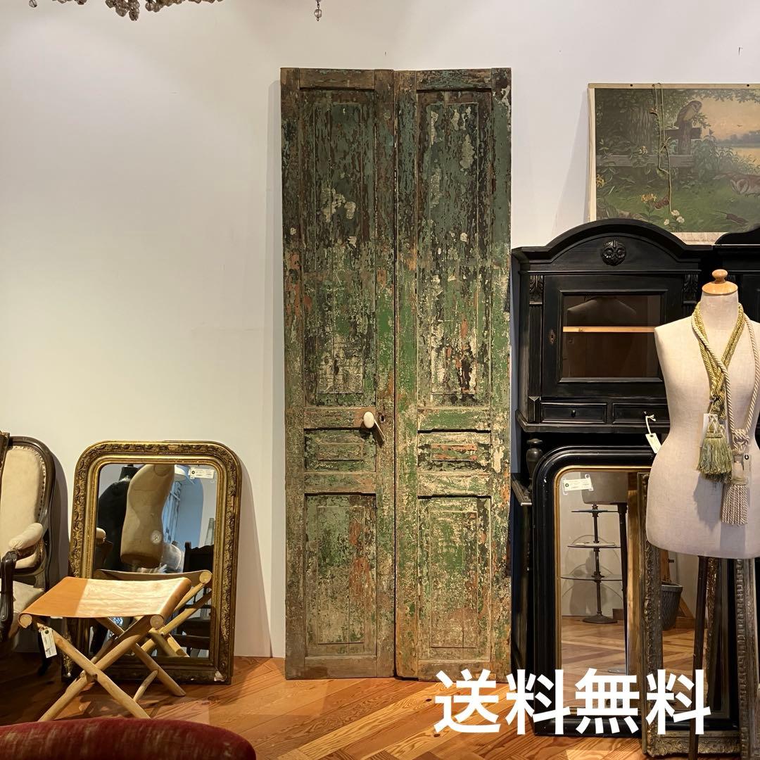 アンティーク　ドア　グリーン(緑)