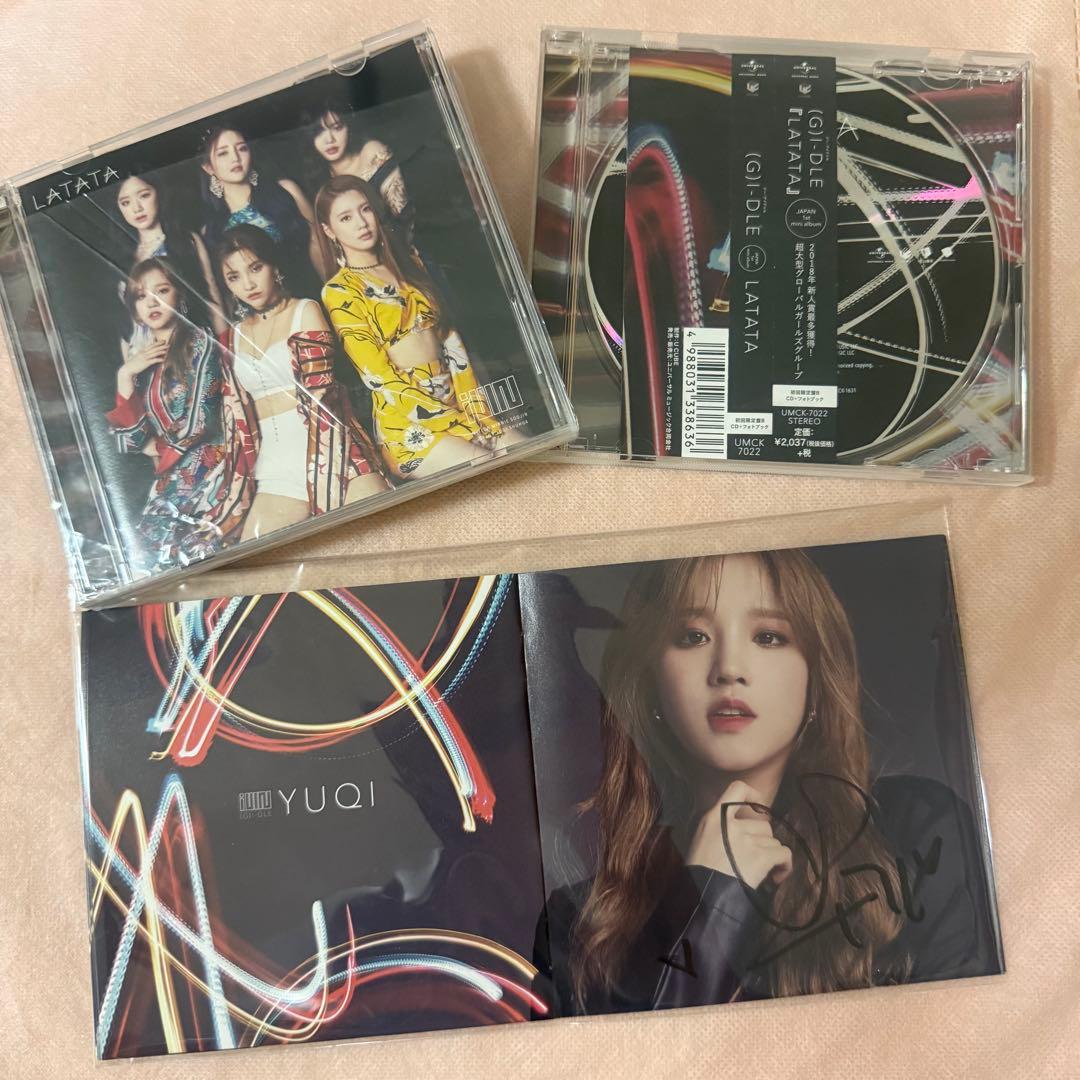 i-dle idle GIDLE LATATA 日本 アルバム 直筆サイン入り