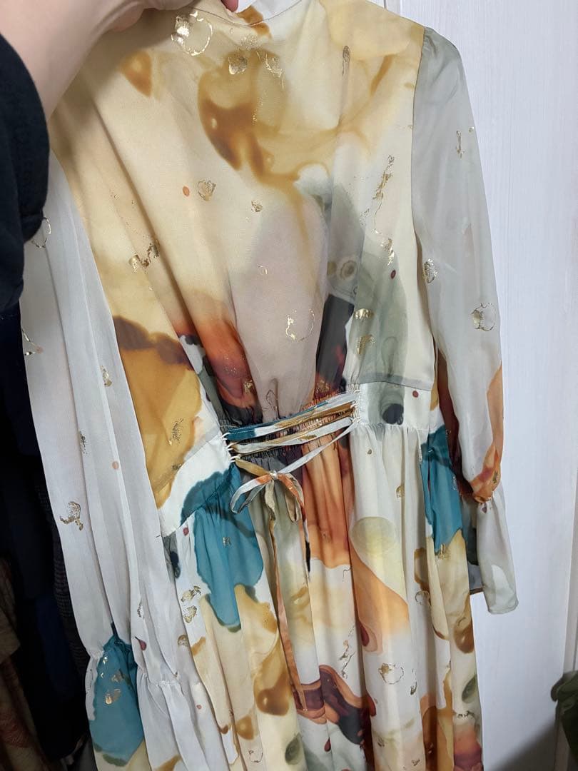 ワンピース Ameri UNDRESSED AMELIA INK ART DRESS