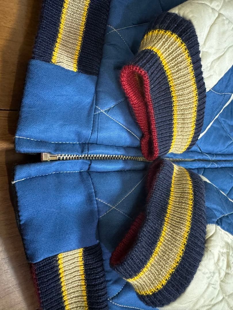 美品 東洋 別珍 サテンキルト リバーシブル スーベニアジャケット スカジャン