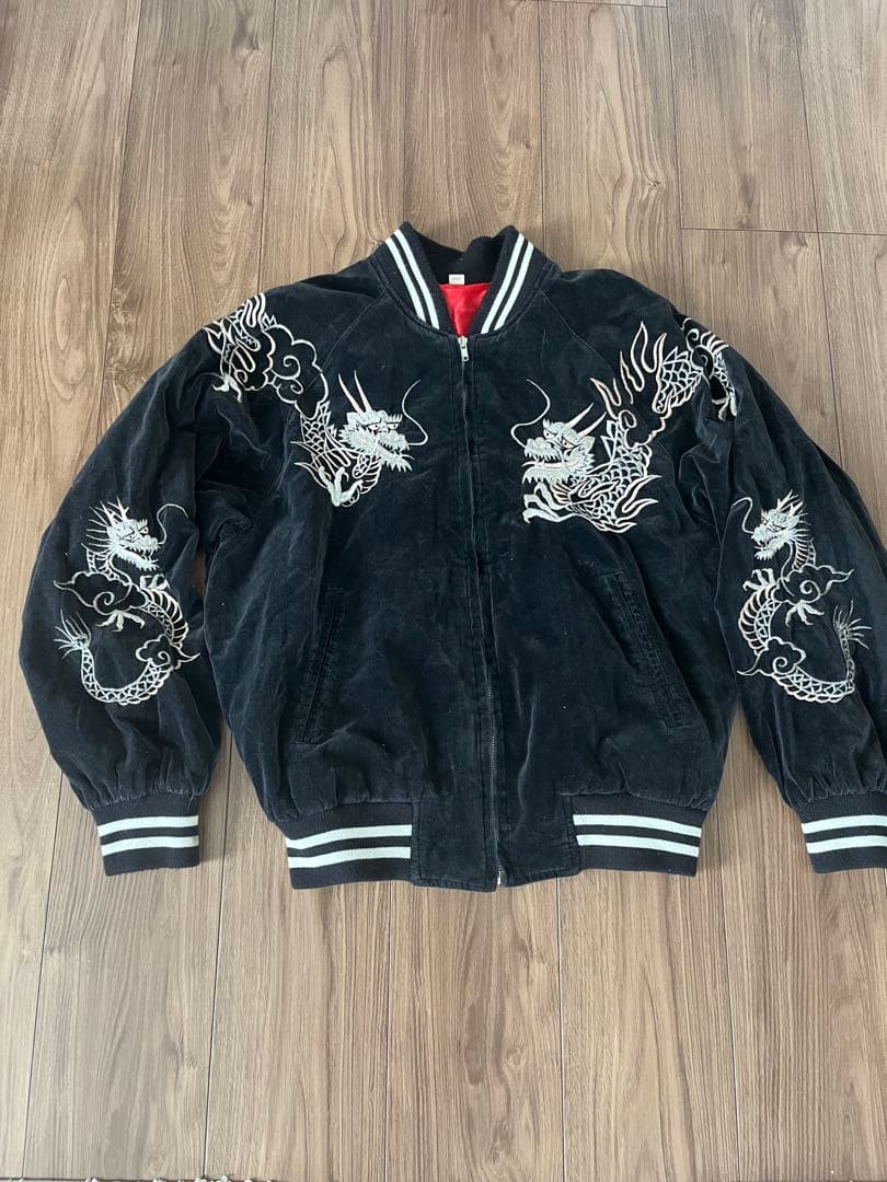 本日限定値下げ！ドラゴン刺繍 スカジャン FREEサイズ