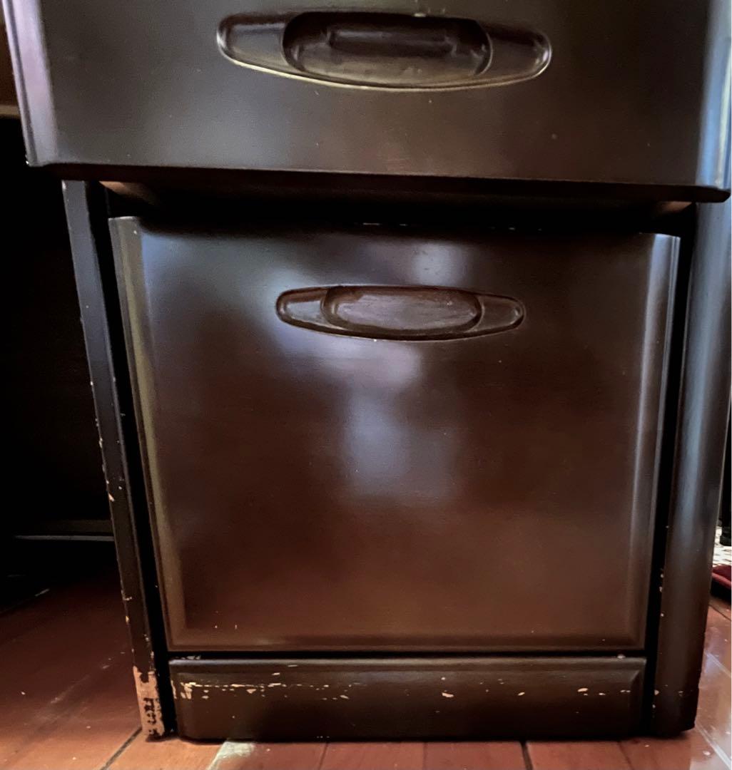 お値下げ ☆ 書斎デスク　木製　机　学習机　古家具　アンティーク