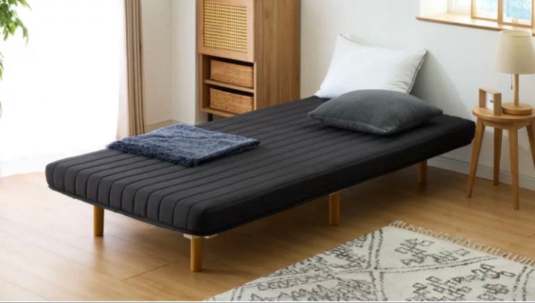 シングル 脚付きマットレス　シングルベッド　マットレス