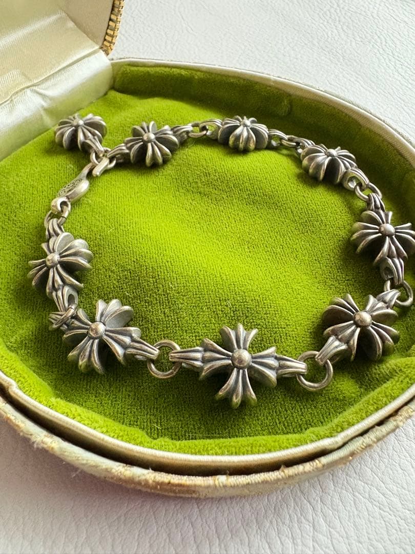 確認用。シルバーブレスレット・９２５・重量感