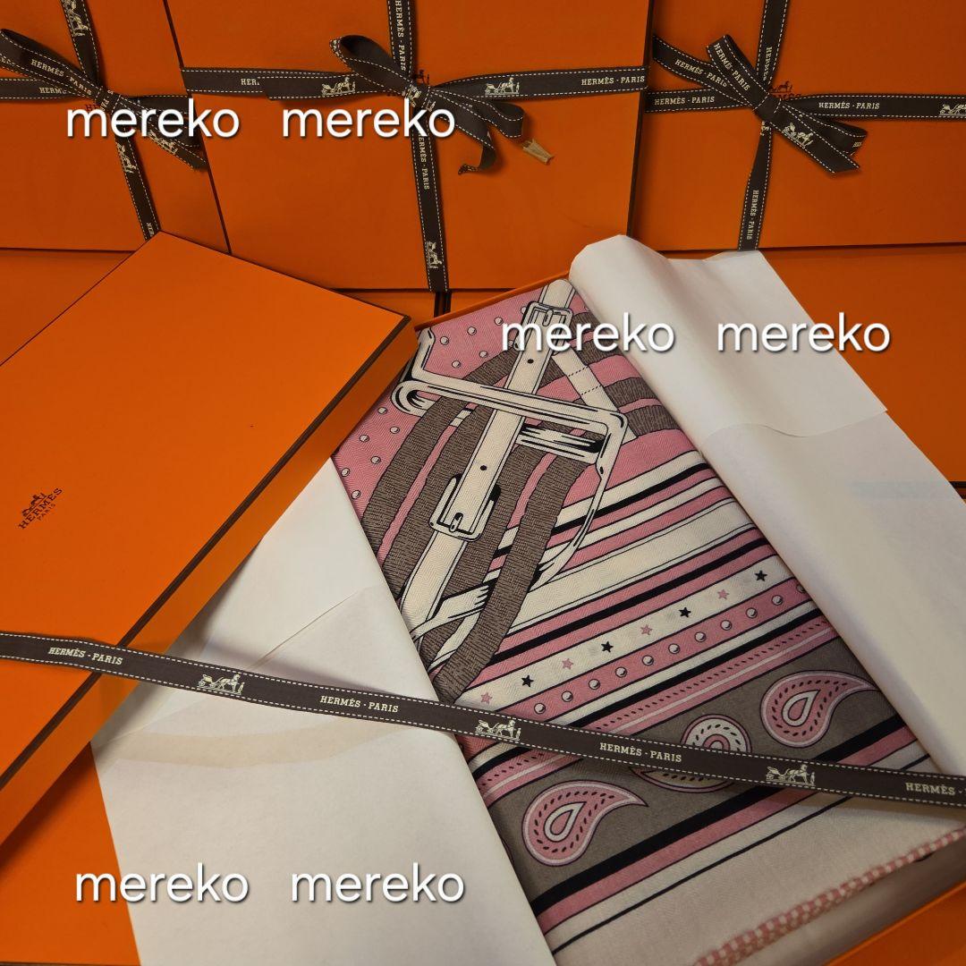 最新作❗【新品】HERMES カレジェアン 馬銜 バンダナ カシミアシルク