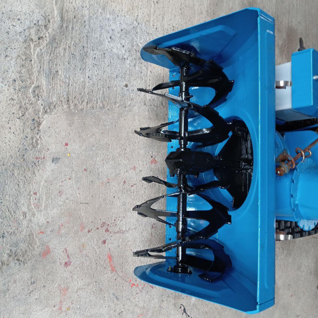 青色 イセキ除雪機 キャタピラ式