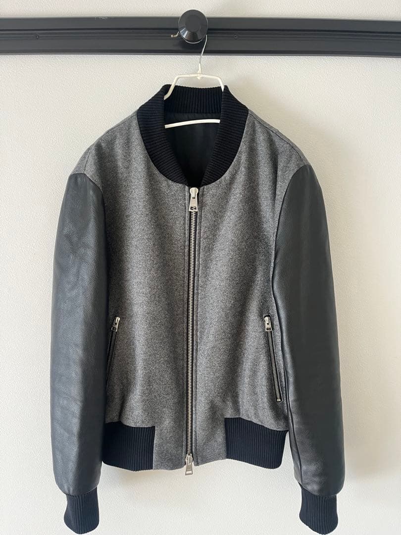 ami MA-1 フライトジャケット グレー・ブラック