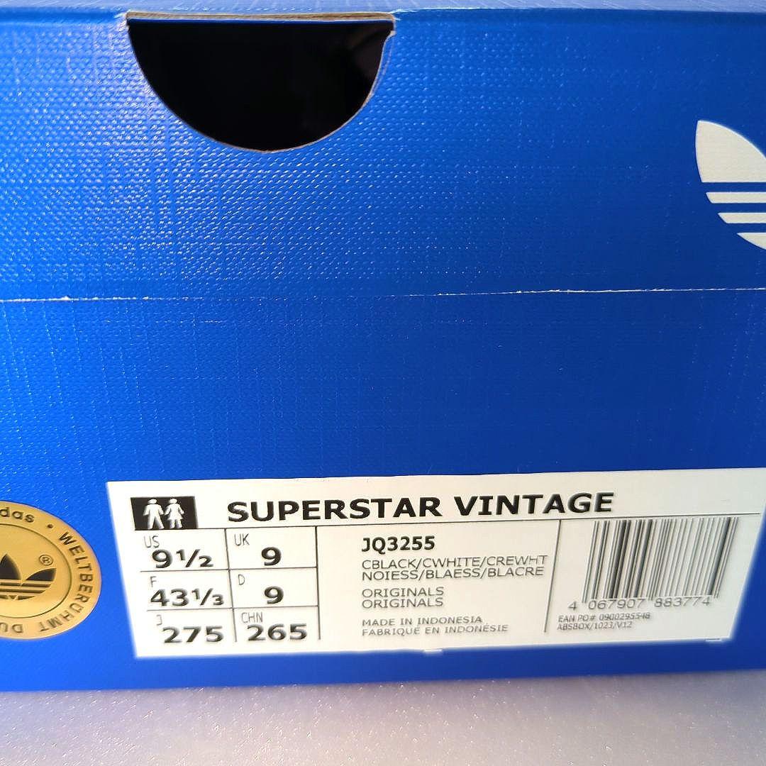 【新品 未使用】adidas Superstar Vintage 27.5cm