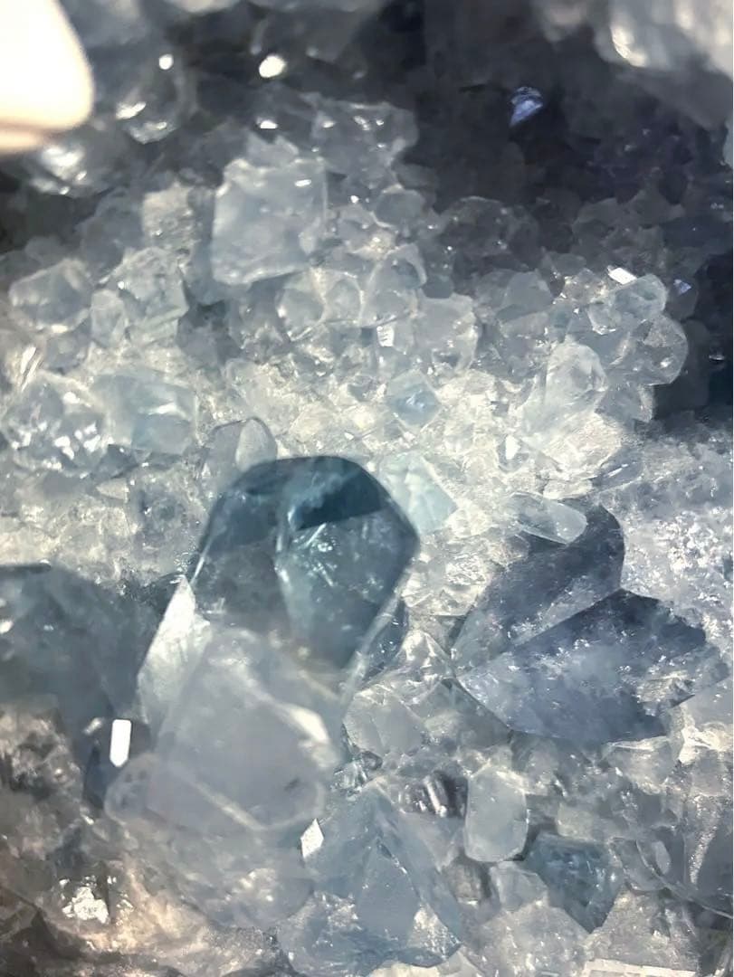 ✨希少✨【天然石】セレスタイト 天青石 クラスター 約3.8kg 特大結晶❣️