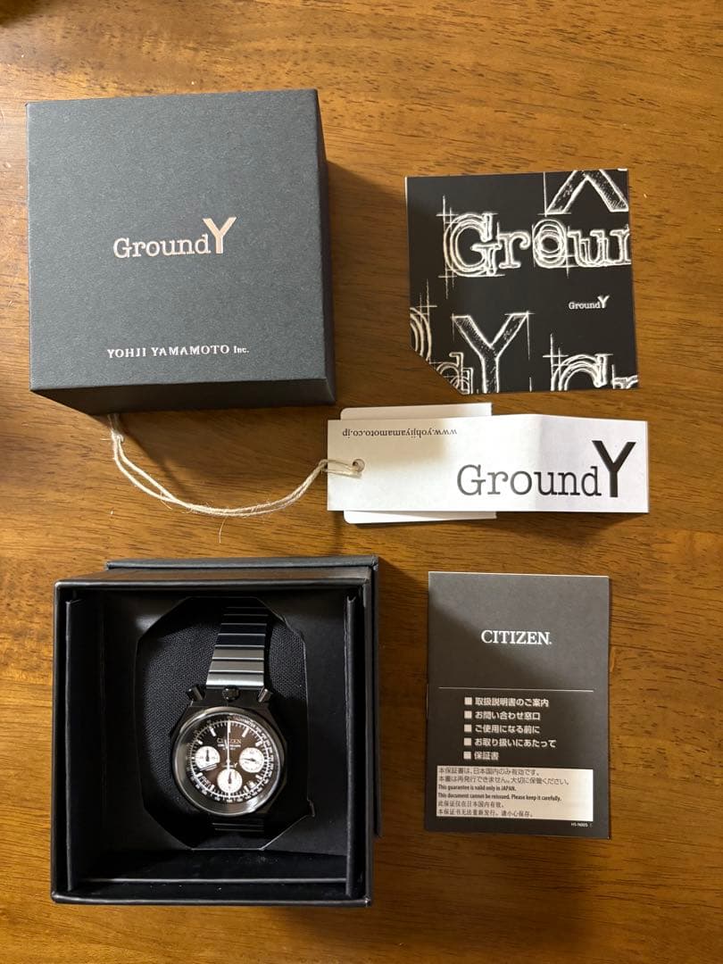 み*る様 【新品未使用】 Ground Y CITIZEN TSUNO Chro