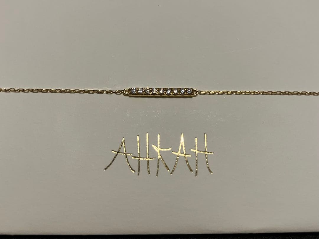 AHKAH ティナチェーンブレスレット　全長15.5cm 短めぴたっと着用可能