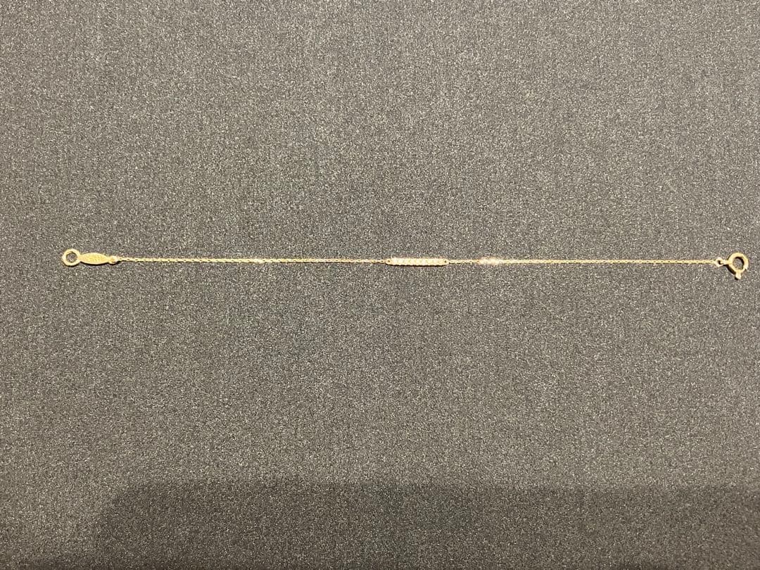 AHKAH ティナチェーンブレスレット　全長15.5cm 短めぴたっと着用可能