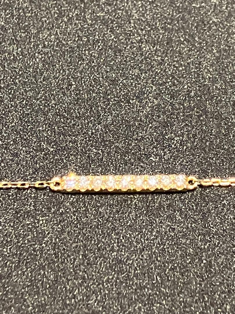 AHKAH ティナチェーンブレスレット　全長15.5cm 短めぴたっと着用可能