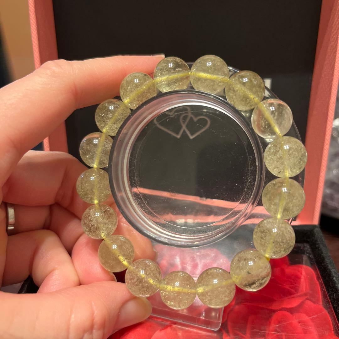 天然石ブレスレット　リビアングラス　お買い得