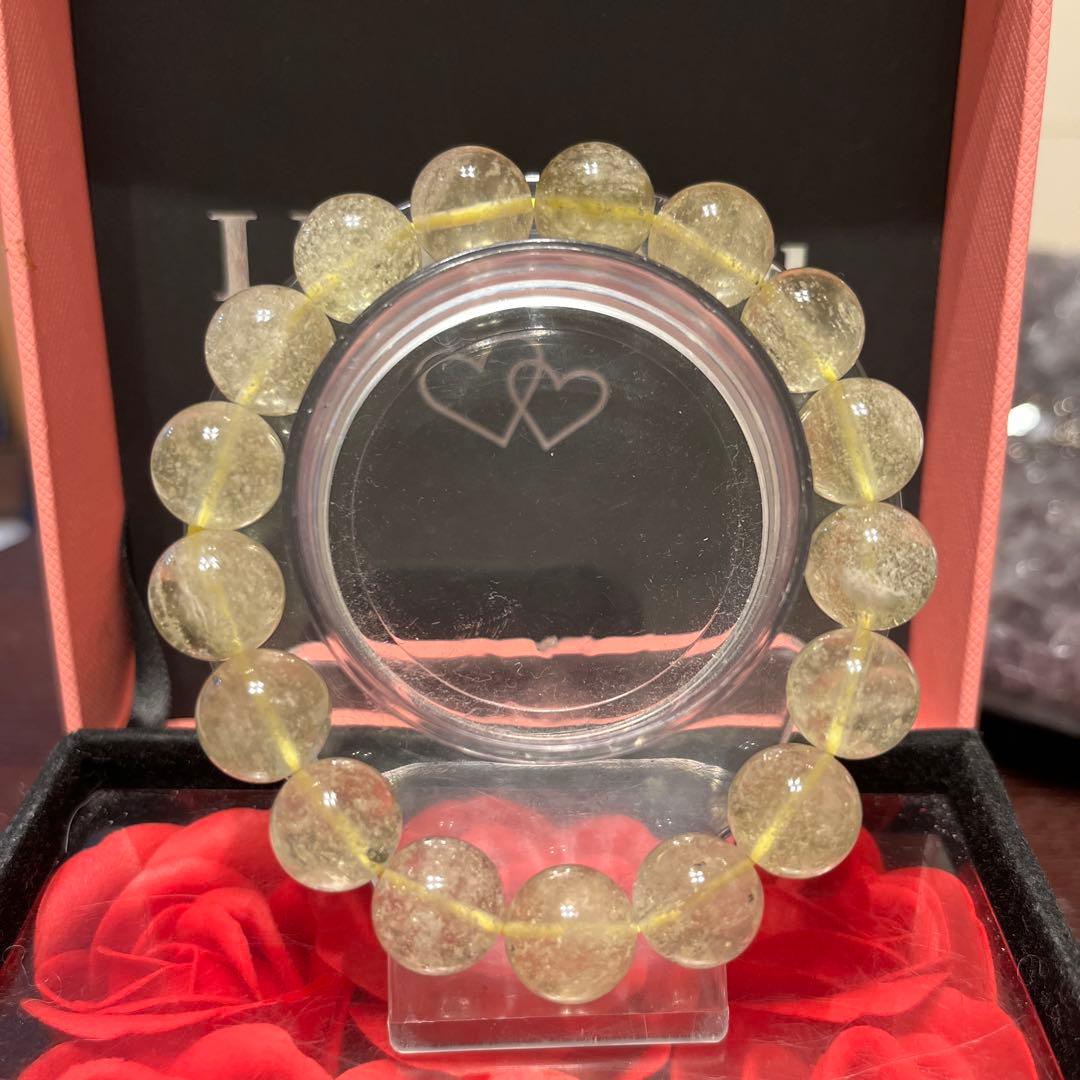 天然石ブレスレット　リビアングラス　お買い得