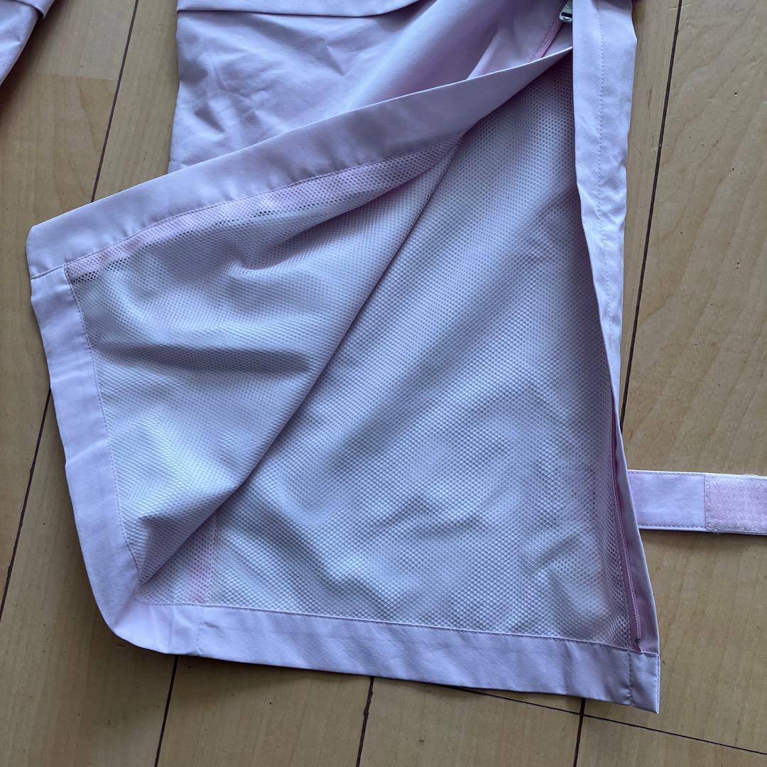 BURBERRYGOLFバーバリーゴルフ　セットアップ　レインウェア　ピンク　L