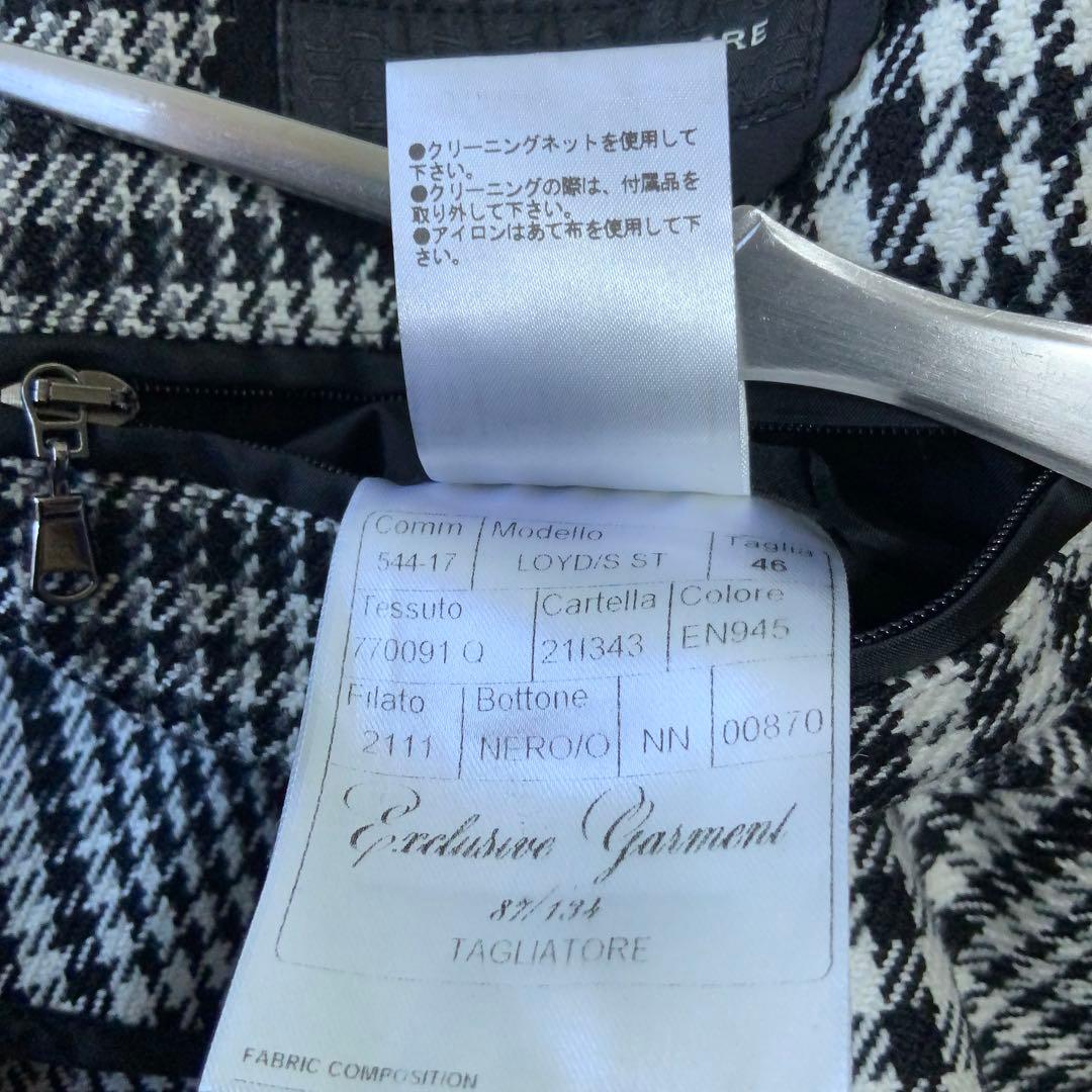 極美品 TAGLIATORE タリアトーレ バルカラーコート46 グレンチェック