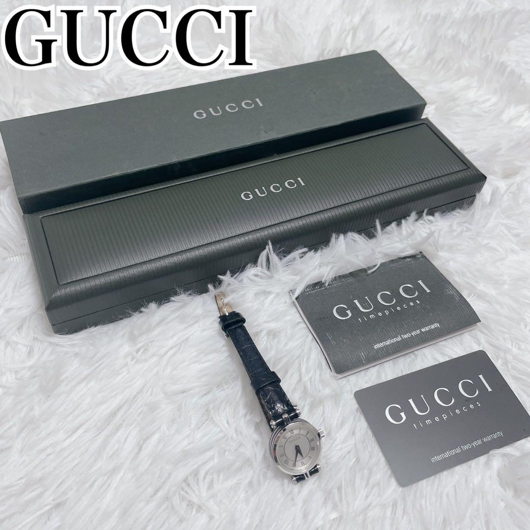 GUCCI グッチ 腕時計 2040L 箱付き レディース レザー フリー