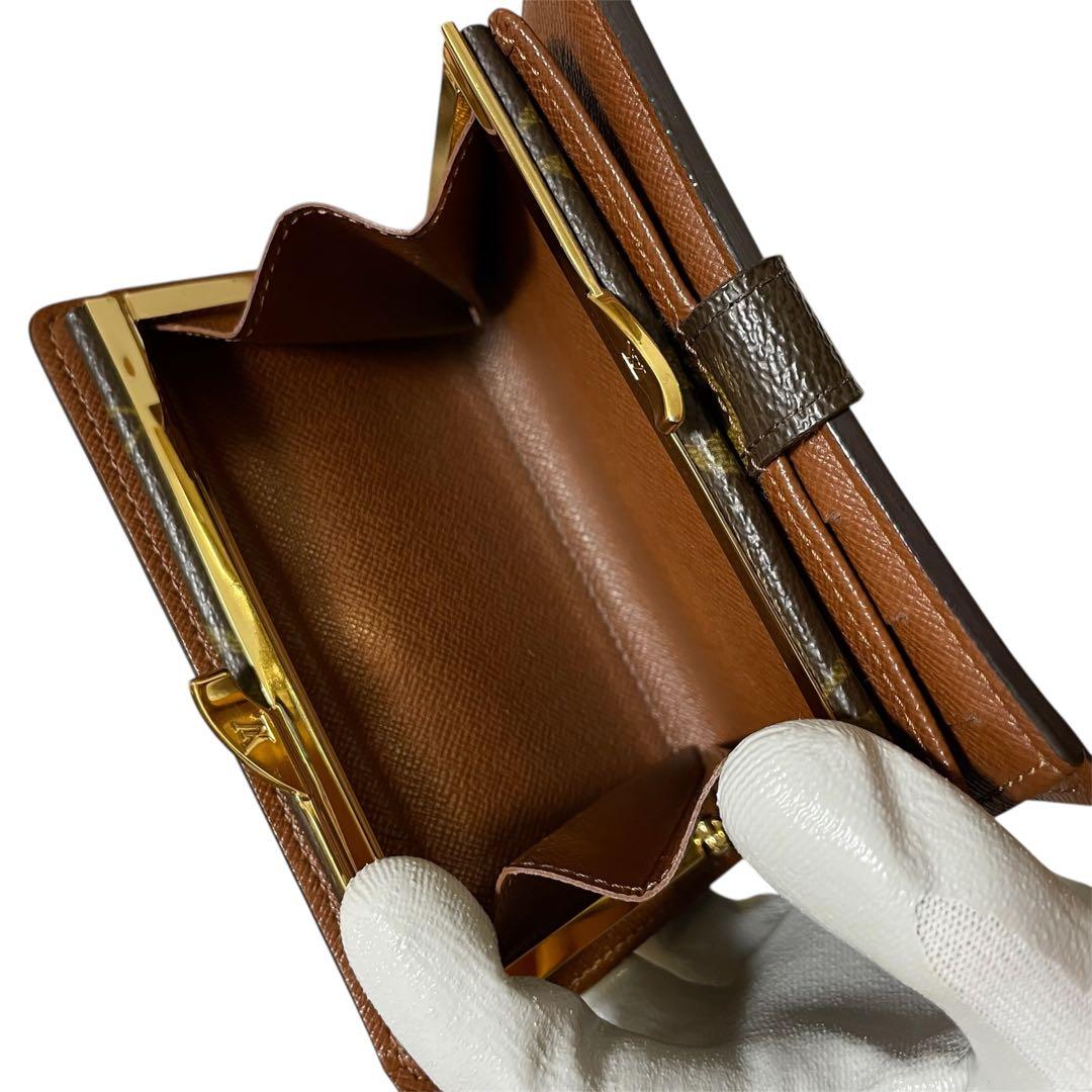 【美品】ルイヴィトン/二つ折り財布/ヴィエノワ/がま口財布/モノグラム